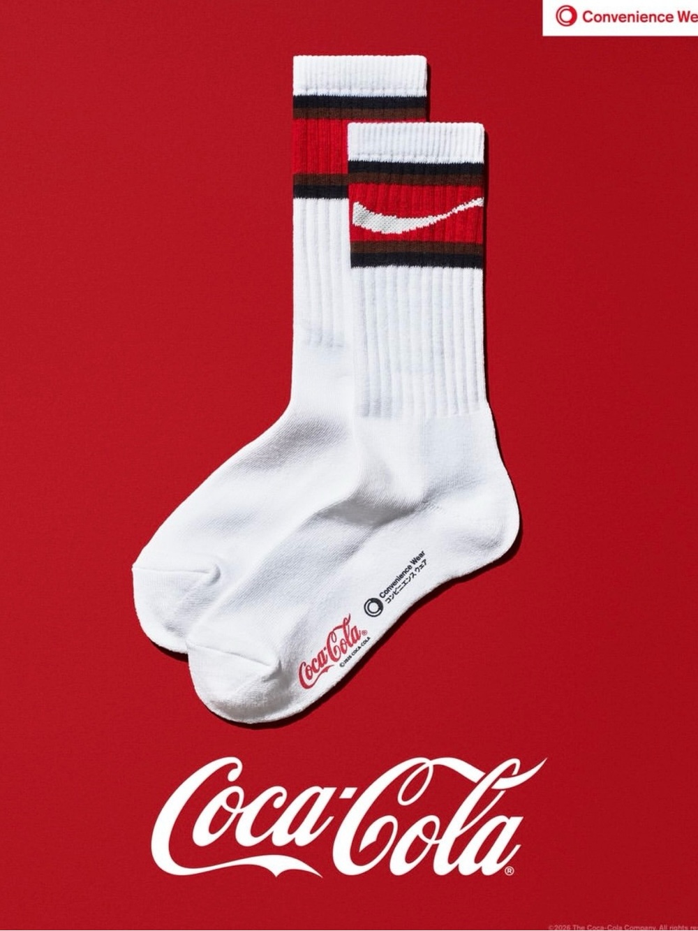 Family Mart Coca Cola Socks